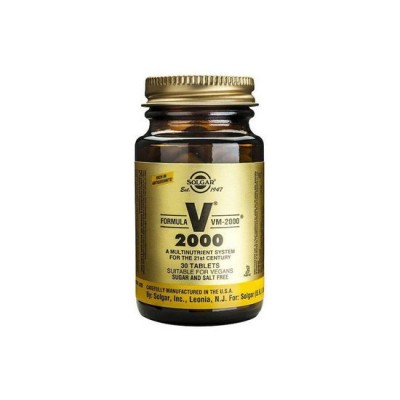Solgar Formula VM-2000 Πολυβιταμίνη για Ενέργεια & Ενίσχυση του Ανοσοποιητικού 30 ταμπλέτες