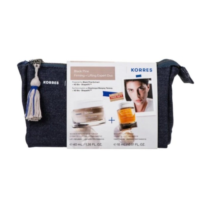 Korres Set Μαύρη Πεύκη 4D Κρέμα Ημέρας Σύσφιξη Lifting Για Ξηρές Πολύ Ξηρές Επιδερμίδες 40ml ΔΩΡΟ Μαύρη Πεύκη 4D Serum 15 ml Korres Set Μαύρη Πεύκη 4D Κρέμα Ημέρας Σύσφιξη Lifting Για Ξηρές Πολύ Ξηρές Επιδερμίδες 40ml ΔΩΡΟ Μαύρη Πεύκη 4D Serum 15 ml