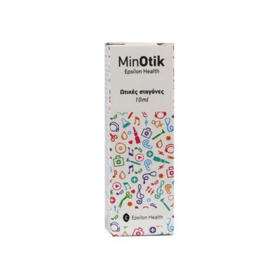 Epsilon Health Minotik Ωτικές σταγόνες για καθαρισμό της κυψελίδας 10ml