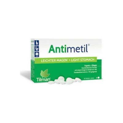 Tilman Antimetil Light Stomach 36 ταμπλέτες, με Ginger & Πιπερόριζα