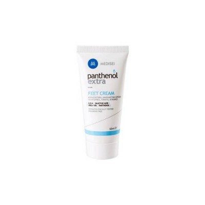 Medisei Panthenol Extra Feet Cream με Α.Η.Α. Σαλικυλικό, Ουρία 10%, Πανθενόλη & Βούτυρο Καριτέ 60ml 