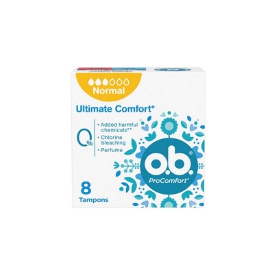 O.B. Ταμπόν ProComfort Normal για Κανονική Ροή 8τμχ (Λήξη 03-2029)