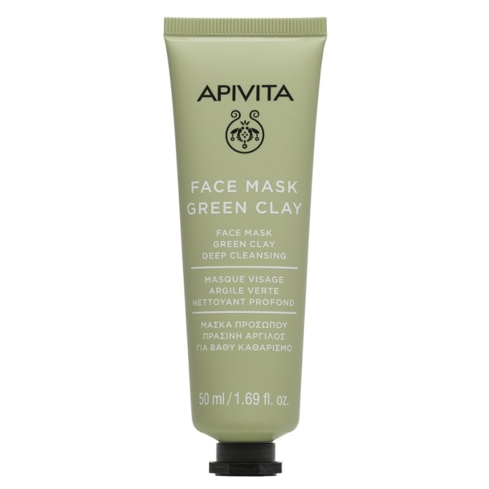 Apivita Green Μάσκα Προσώπου για Καθαρισμό με Άργιλο 50ml