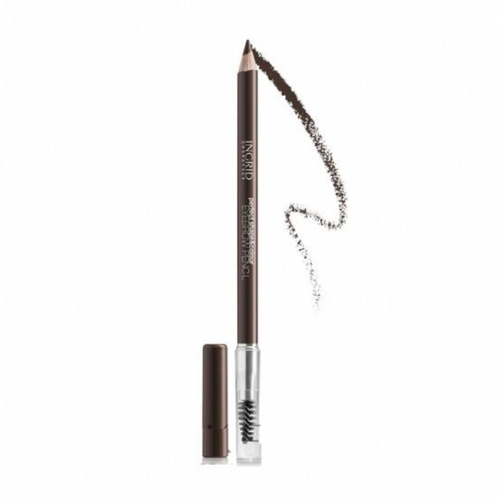 INGRID Perfect Shape & Colour eyebrow Pencil No 100 DEEP BROWN