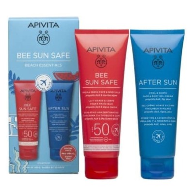 APIVITA Bee Sun Safe PROMO Αντηλιακό Γαλάκτωμα Σώματος-Προσώπου SPF50 (100ml) + After Sun (100ml)