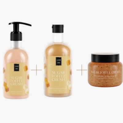 Lavish Care Sugar Toffee Crush Σετ Περιποίησης για Ενυδάτωση & Καθαρισμό Σώματος 3τμχ