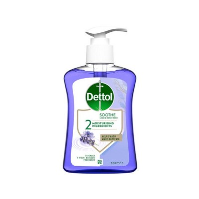 Dettol Soothe Lavender Liquid Hand Wash 250ml Pump