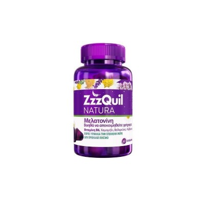 ZzzQuil Natura Melatonin Συμπλήρωμα για τον Ύπνο 60 ζελεδάκια Forest Fruits