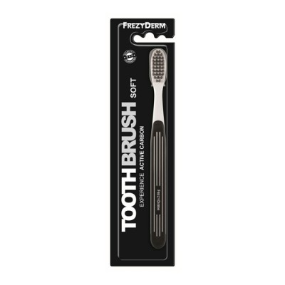 FREZYDERM TOOTHBRUSH  EXPERIENCE ACTIVE CARBON με ΕΝΕΡΓΟ ΑΝΘΡΑΚΑ 1τμχ