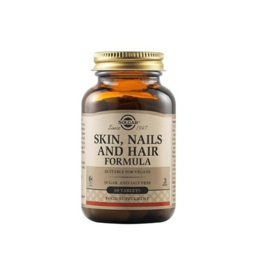 Solgar Skin, Nails And Hair Formula Ειδικό Συμπλήρωμα Διατροφής 60 ταμπλέτες