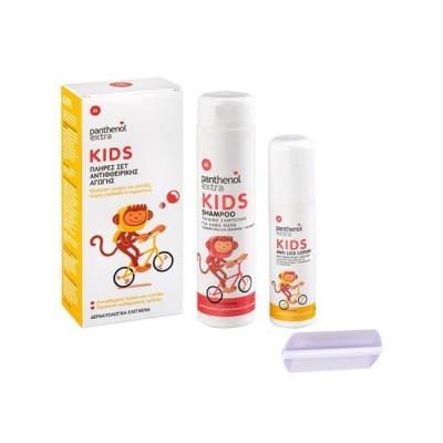Medisei Panthenol Extra Kids Anti Lice System- Αντιφθειρική Lotion 125ml, Χτενάκι & Σαμπουάν Πρόληψης 300ml