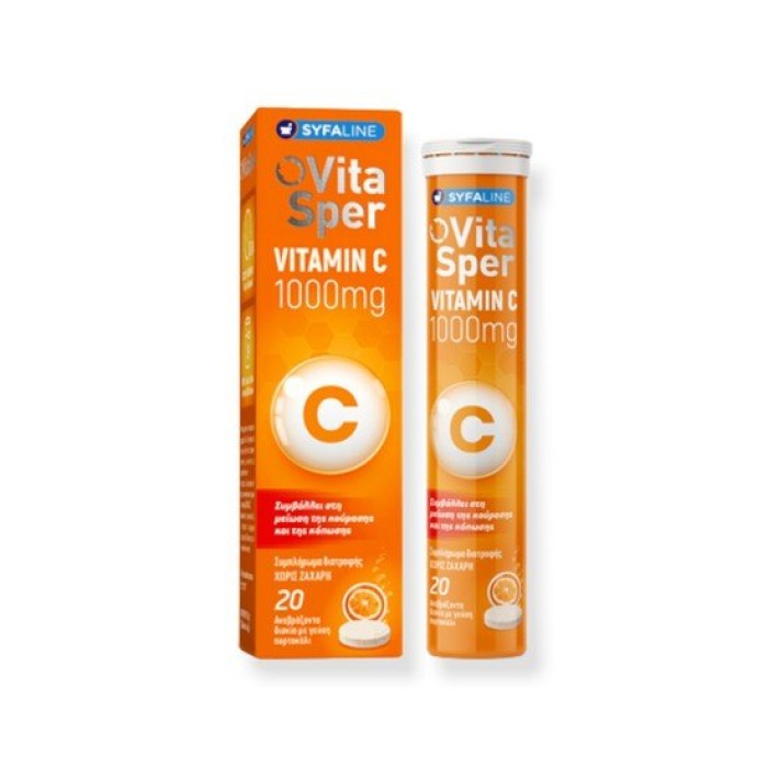 Vitasper Vitamin C 1000mg για  Ενίσχυση Ανοσοποιητικού με Γεύση Πορτοκάλι 20 αναβράζοντα Vitasper Vitamin C 1000mg για  Ενίσχυση Ανοσοποιητικού με Γεύση Πορτοκάλι 20 αναβράζοντα
