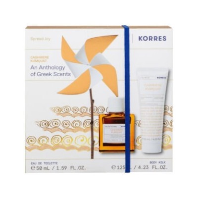 Korres PROMO Cashmere Kumquat Eau De Toilette Γυναικείο Άρωμα 50ml & Ενυδατικό Γαλάκτωμα Σώματος 125ml