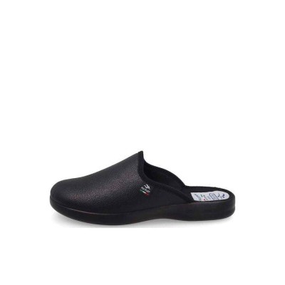 Fly Flot Χειμερινές Ανδρικές Παντόφλες Μαύρες P7502 2D