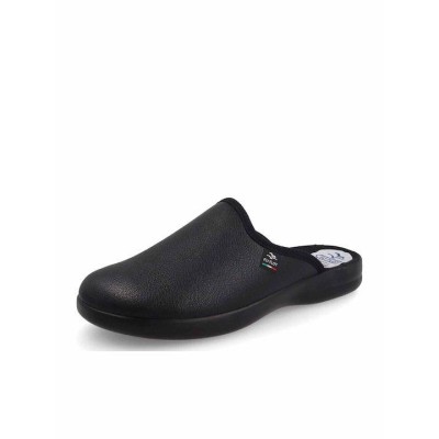 Fly Flot Χειμερινές Ανδρικές Παντόφλες Μαύρες P7502 2D