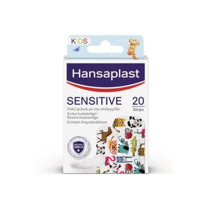 Hansaplast Αυτοκόλλητα Επιθέματα Sensitive  για Παιδιά 20τμχ - 2 ΜΕΓΕΘΗ Hansaplast Αυτοκόλλητα Επιθέματα Sensitive  για Παιδιά 20τμχ - 2 ΜΕΓΕΘΗ