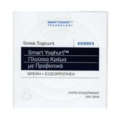 Korres Greek Yoghurt Smart Probiotic Intense Cream - Ενυδατική Κρέμα Προσώπου Πλούσιας Υφής με Προβιοτικά, 40ml