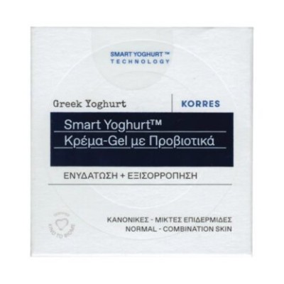 Korres Greek Yoghurt Smart Probiotic Gel-Cream,Κρέμα Gel Προσώπου για Ενυδάτωση & Εξισορρόπηση 40ml