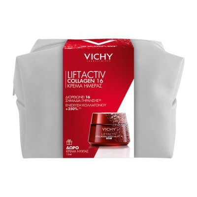 Vichy Promo Liftactiv Collagen Specialist 16 Κρέμα Ημέρας, 50ml & Δώρο Liftactiv Collagen Specialist Night Κρέμα Νύχτας, 15ml & Νεσεσέρ