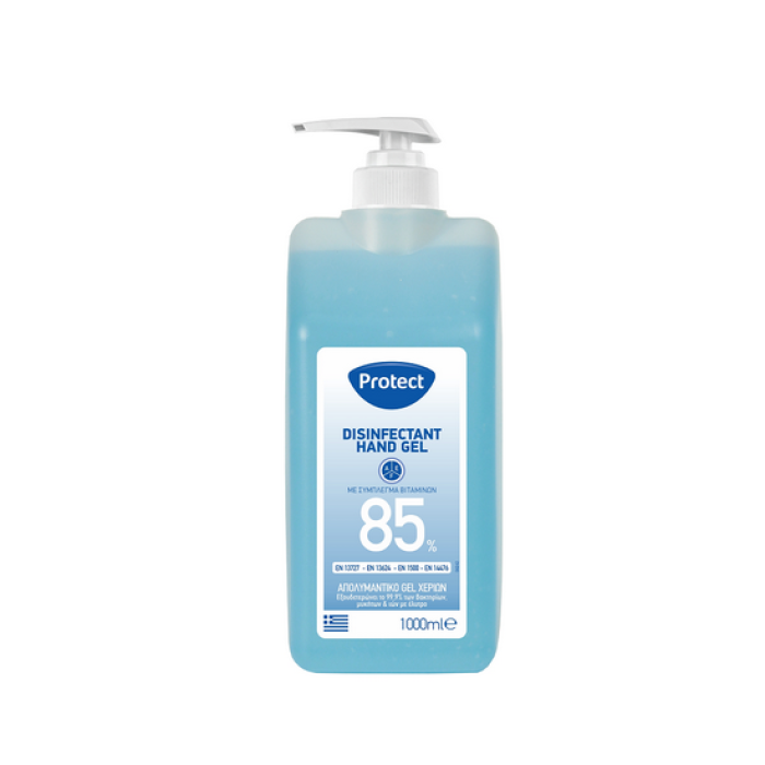 Protect Αντισηπτικό Gel 85% με Αντλία 1000ml