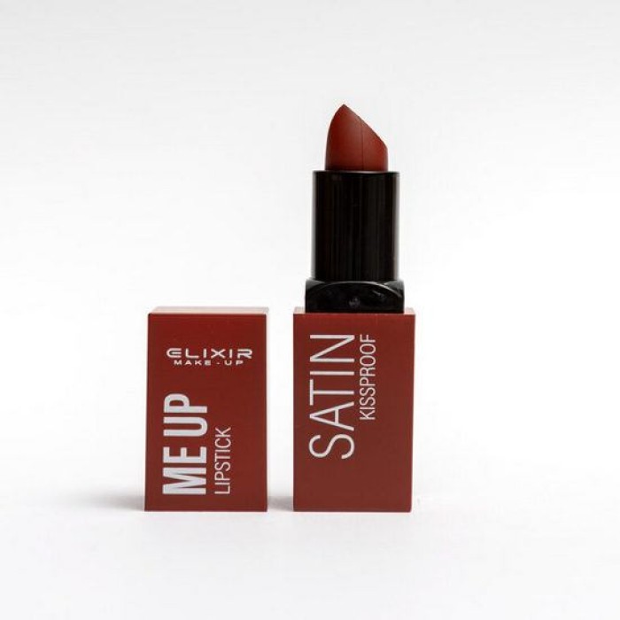 Elixir Kissproof  Satin ME UP  Long Lasting  48 Chestnut Red 3gr