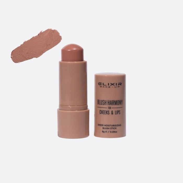 Elixir Blush Harmony Stick  CHEEKS & LIPS 2 in1  Nude #500   Vegan 8gr