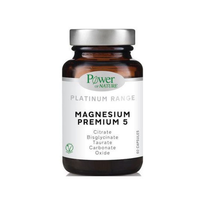 Power Of Nature Platinum Range Magnesium Premium 5 60 κάψουλες