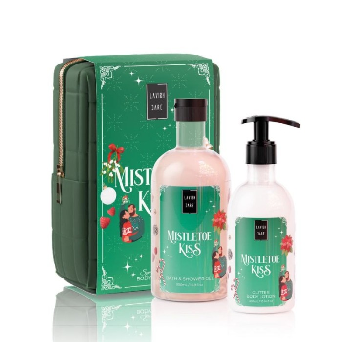 Lavish Care Mistletoe Kiss Νεσεσέρ με Shower Gel 500ml & Glitter Body Cream 300ml
