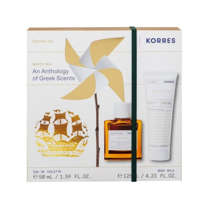 Korres Promo White Tea For Her Eau de Toilette 50ml & Body Milk 125ml