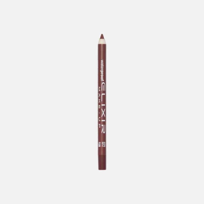 Elixir Waterproof Lip Pencil ,Μολύβι Χειλιών Αδιάβροχο  072 Plum 