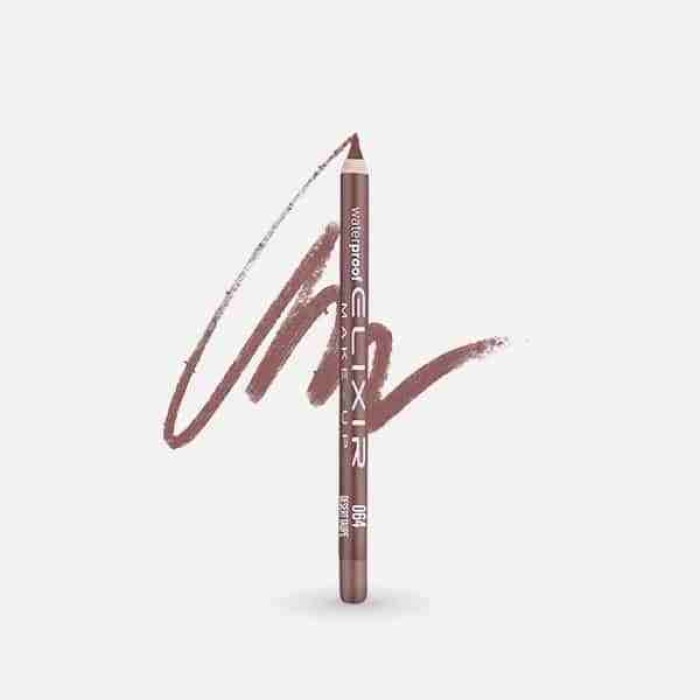 Elixir Waterproof Lip Pencil ,Μολύβι Χειλιών Αδιάβροχο  064 Desert Taupe