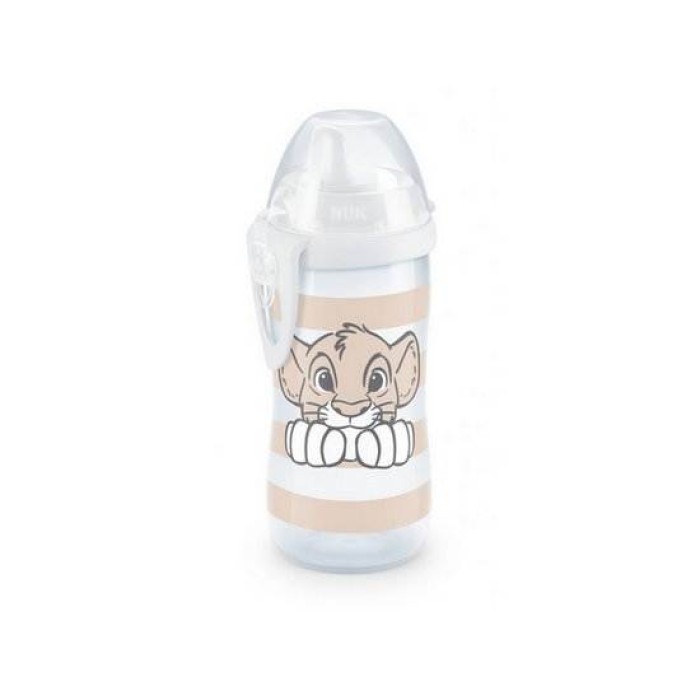 Nuk Εκπαιδευτικό Μπιμπερό First Choice Kiddy Cup 12m+ LION KING 300ml