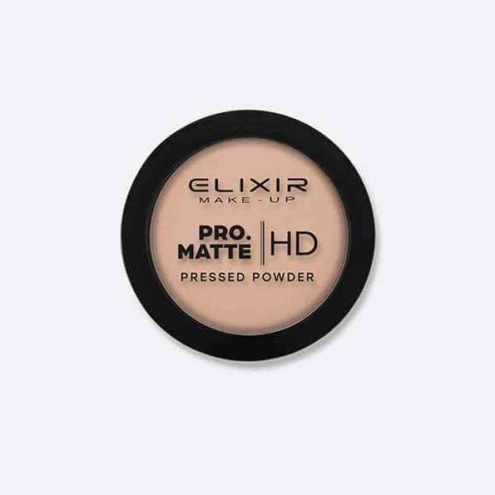 Elixir Make-up Pro Matte Pressed Powder Hd Πούδρα Ματ Αποτέλεσμα No205 Choco Love 8gr