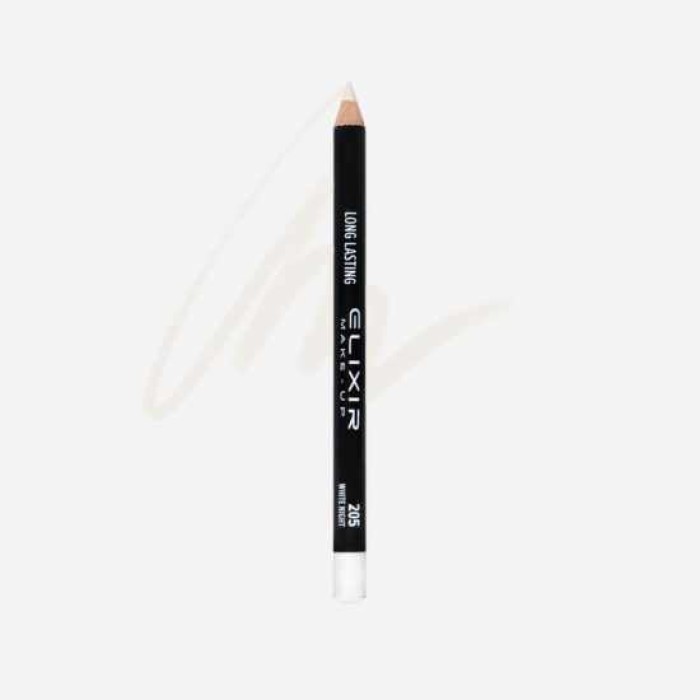 Elixir Long Lasting Eye Pencil White Night 205