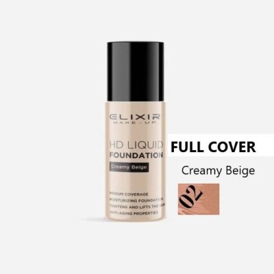 Elixir HD Liquid Foundation No743-02 Creamy Beige 25ml