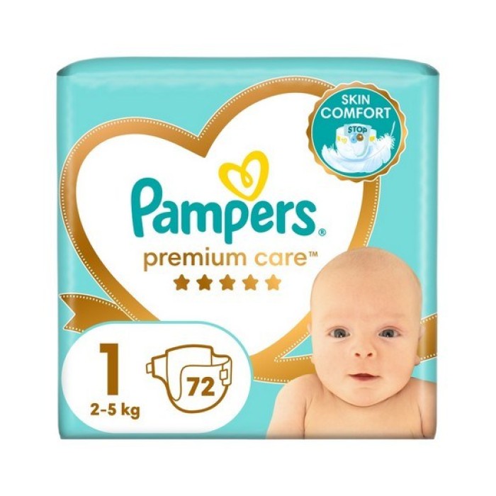 Pampers Premium Care 1 (2-4kg) 72τεμάχια