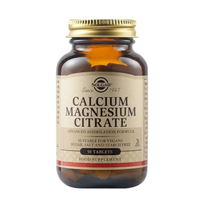 Solgar Calcium Magnesium Citrate 50tabs