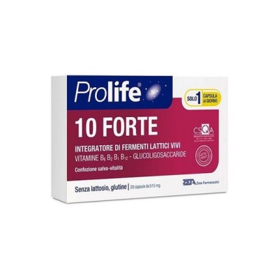 Epsilon Health Prolife 10 Forte Συμπλήρωμα με Προβιοτικά, Βιταμίνες Β6,Β2,.Β1 και Β12 10 κάψουλες