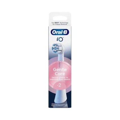 Oral-B iO Gentle Care Ανταλλακτικές Κεφαλές για Ηλεκτρική Οδοντόβουρτσα 2τμχ