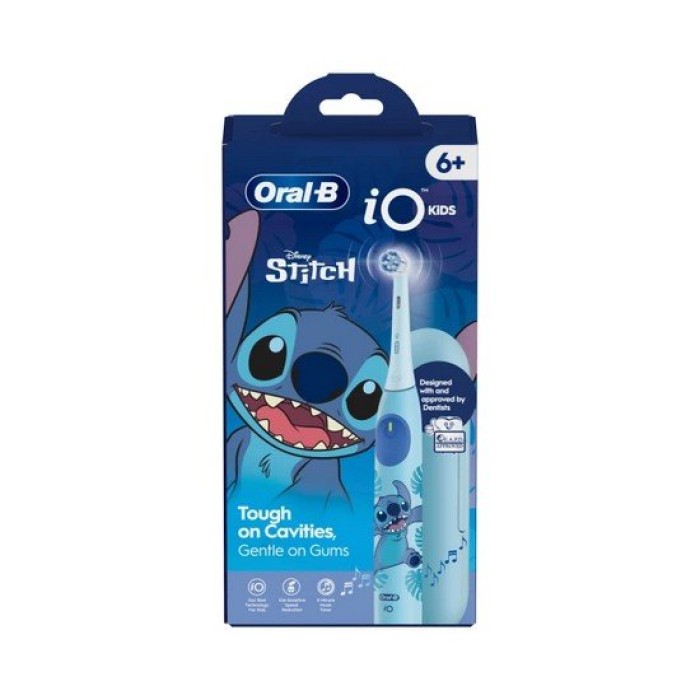 Oral-B iO Series 2 Παιδική Ηλεκτρική Οδοντόβουρτσα  Stitch από 6 ετών+ με Θήκη Ταξιδίου