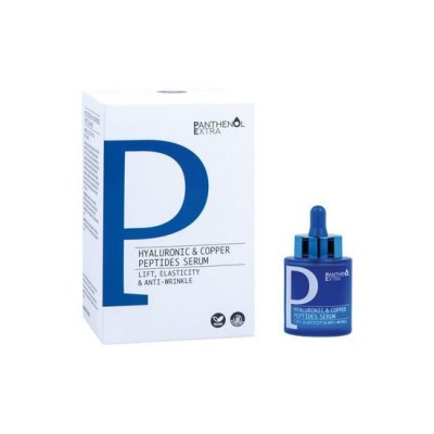Medisei Panthenol Extra Hyaluronic & Copper Peptides Serum με Υαλουρονικό και Πεπτίδια Χαλκού για Αναγέννηση της Επιδερμίδας 30ml