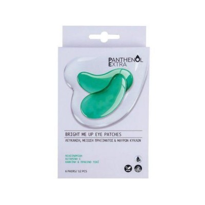 Medisei Panthenol Extra Bright Me Up Eye Patches για φωτεινό & ξεκούραστο βλέμμα  12 τμχ