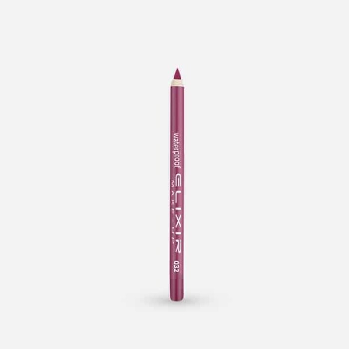 Elixir Waterproof Lip Pencil, Αδιάβροχο Μολύβι Χειλιών 032 Amaranth Pink