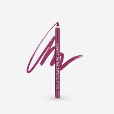 Elixir Waterproof Lip Pencil, Αδιάβροχο Μολύβι Χειλιών 032 Amaranth Pink