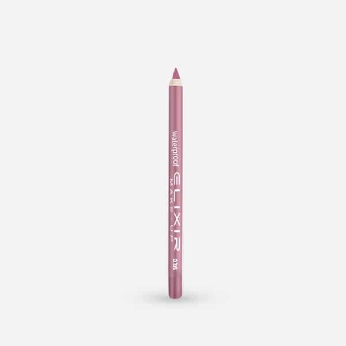 Elixir Waterproof Lip Pencil, Αδιάβροχο Μολύβι Χειλιών 036 Pink Beige
