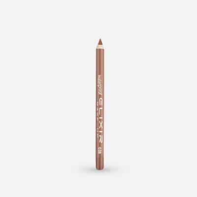 Elixir Waterproof Lip Pencil, Αδιάβροχο Μολύβι Χειλιών 038 Caffe