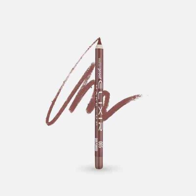 Elixir Waterproof Lip Pencil, Αδιάβροχο Μολύβι Χειλιών 065 Dark Peawood