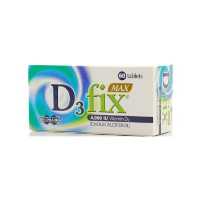 Uni-Pharma D3 Fix 4000 IU 60 Ταμπλέτες