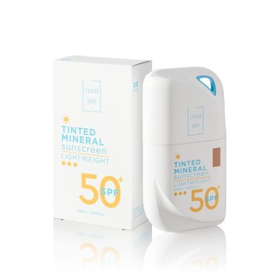 Lavish Care  Tinted Mineral Sunscreen SPF50 No3  Dark Shade -Αντηλιακό Προσώπου  spf 50,50ml