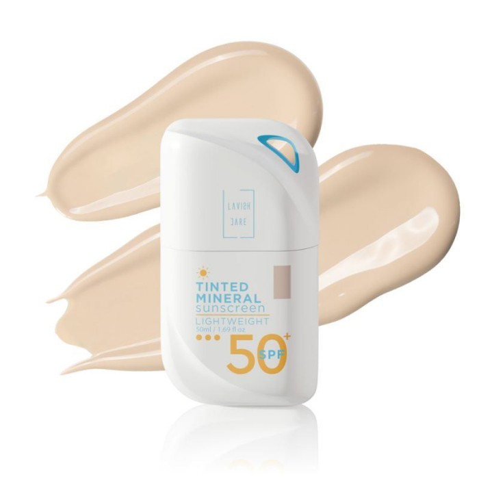 Lavish Care  Tinted Mineral Sunscreen SPF50 No1 Light Shade -Αντηλιακό Προσώπου  spf 50,50ml
